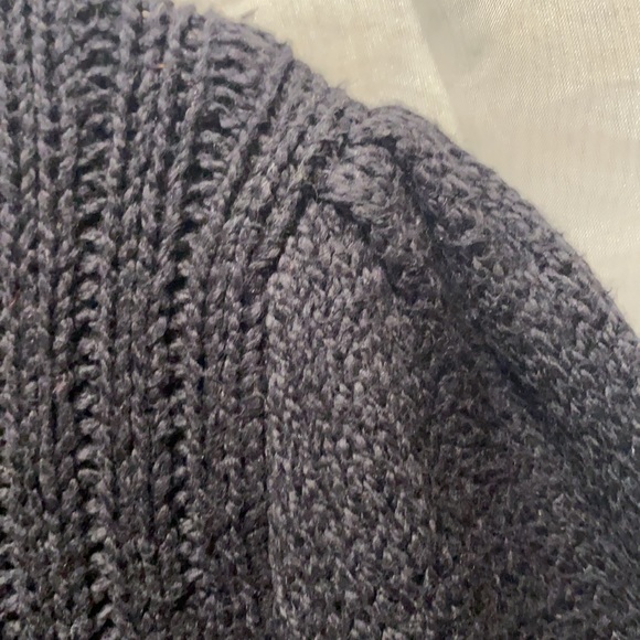 J CREW BLACK COTTON/NYLON  TURTLENECK SWEAT. SZ L - Picture 8 of 9